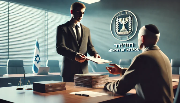 Апелляция на отказ МВД в Израиле
